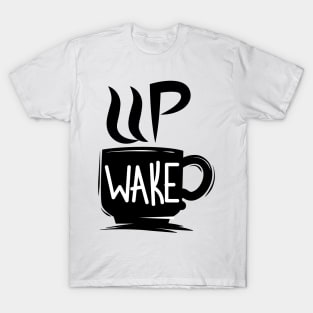 Wake Up Typography T-Shirt